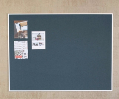Collage vit metallram