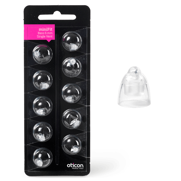 Oticon Bass Singel Vent MiniFit 10-pack